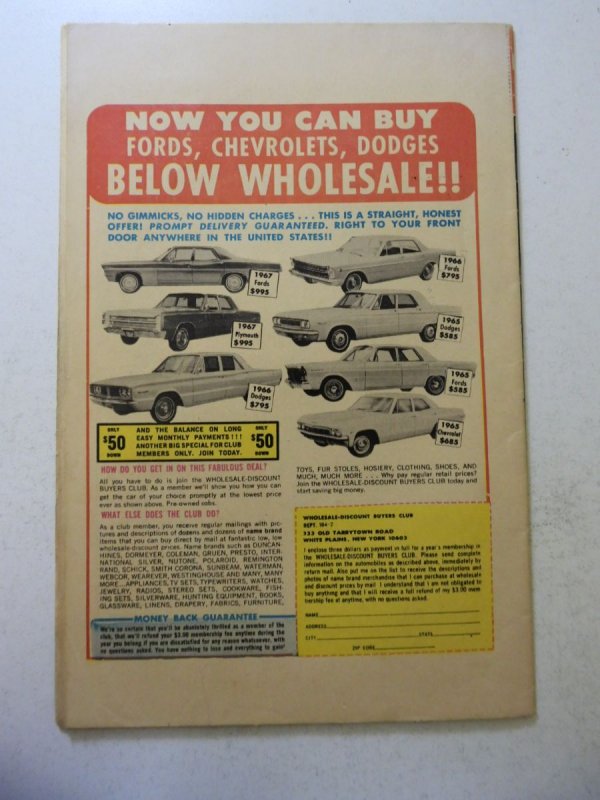 Space Adventures #2 (1968) VG+ Condition moisture stains