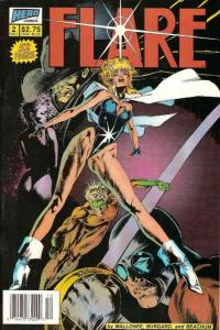 Flare #2 VF/NM ; Hero | Mark Beachum