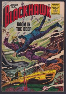 Blackhawk #96 4.5 VG+ Quality Comic - Jan 1956