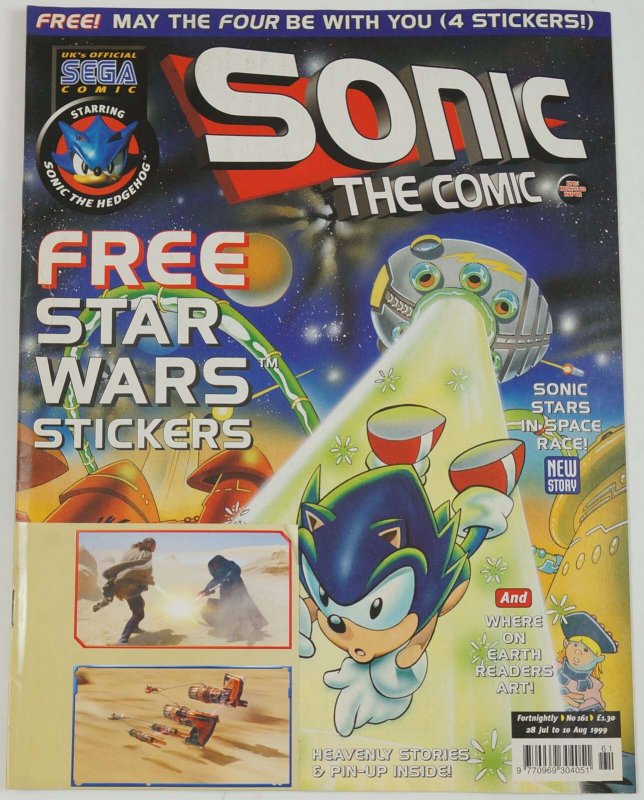 Sonic the Comic #161A VG ; Fleetway Quality | low grade comic Hedgehog