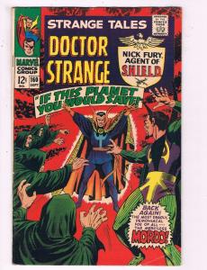 Strange Tales # 160 VG Marvel Comic Book Dr. Strange Nick Fury SHIELD BN4