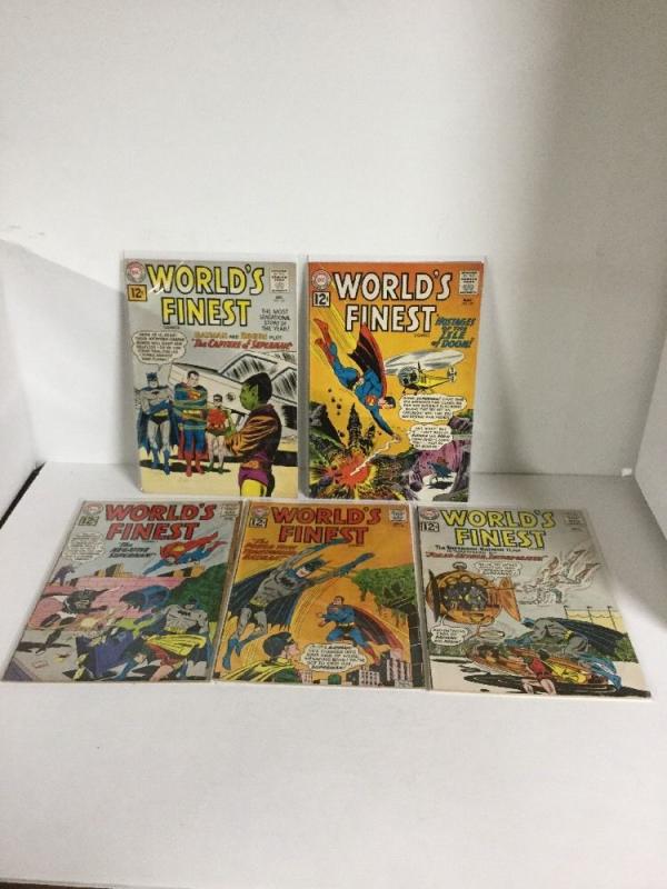 Worlds Finest 122 125 126 128 129 Vg-Fn Very Good-Fine 4.0-6.0