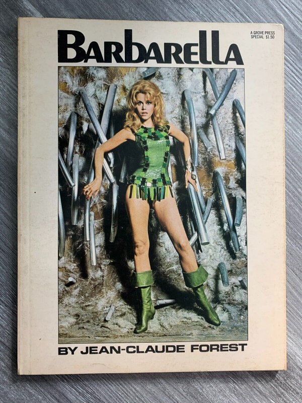 1966 BARBARELLA by Jean-Clause Forest SC FN- 5.5 1st Grove Press / Jane Fonda