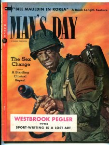 Man's Day Magazine #4 March 1953-CHEESECAKE-LILI ST CYR-FLAMETHROWER cover