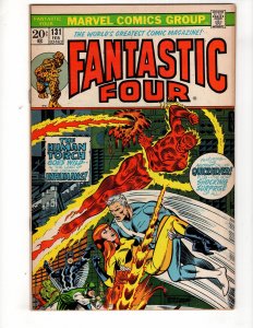 Fantastic Four #131 (1973) QUICKSILVER INHUMANS Appearance  / ID#349-B