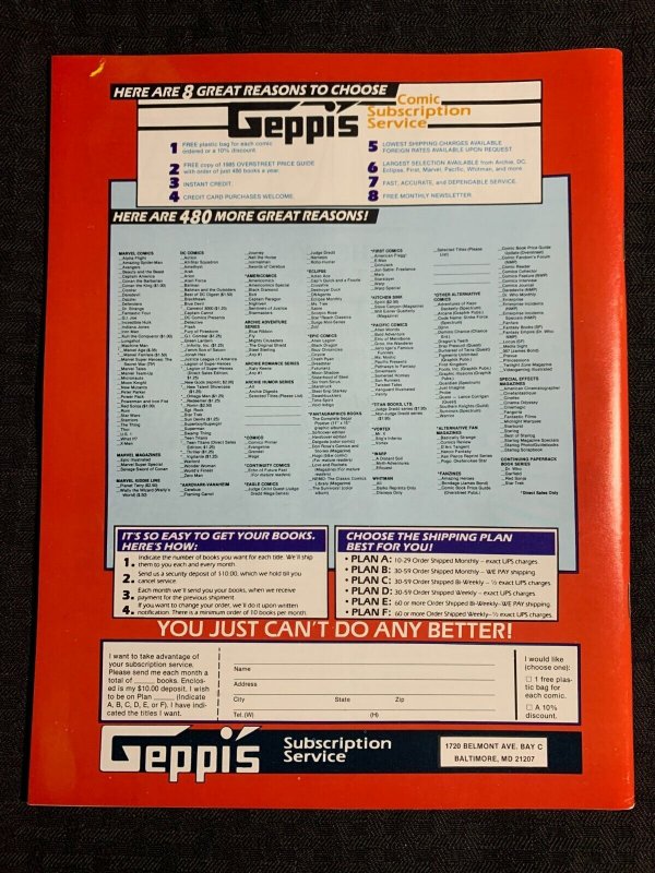 1984 NEMO Classic Comics Library #7 FN+ 6.5 Carl Barks & Floyd Gottfredson