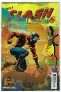 Flash # 22 NM DC The Button Lenticular Cover 1st Print