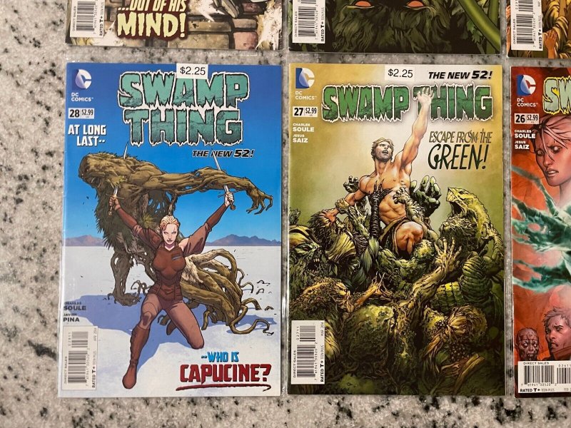 Lot Of 6 Swamp Thing DC Comic Books New 52 # 26 27 28 29 30 31 NM 1st PR 47 J801 