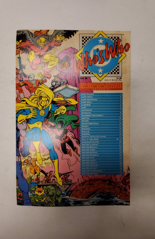 Who's Who: Definitive Directory of the DC Universe #6 NM DC Comic Book J687