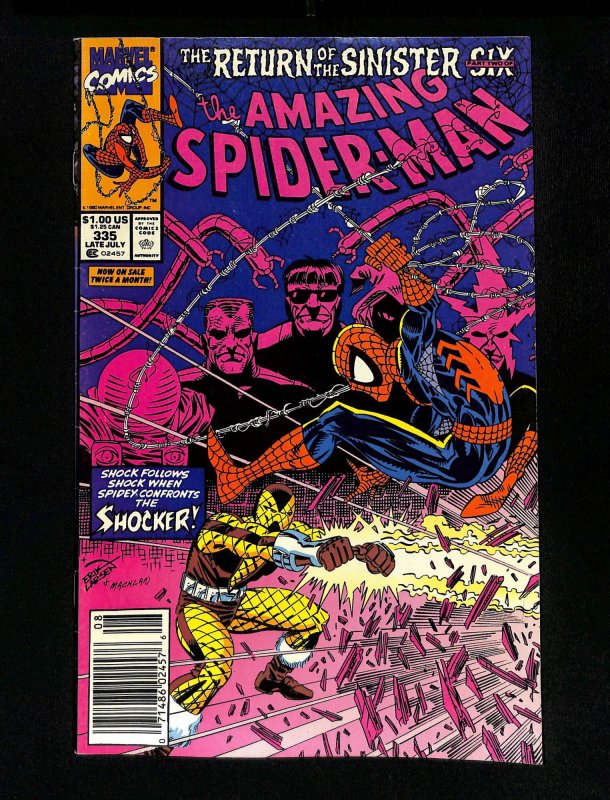 Amazing Spider-Man #335 Newsstand Variant