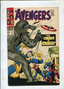 AVENGERS #37 (VF-) TO CONQUER A COLOSSUS