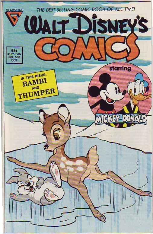 Comics and Stories, Walt Disney's #533 (Oct-88) NM Super-High-Grade Donald Du...