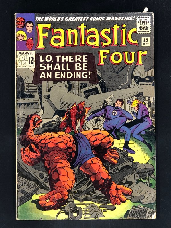 Fantastic Four #43 (1965) VG Frightful Four and More!
