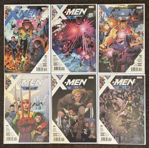 X-Men Blue #1 (2nd Print),2,3 (2nd Print),4,5,6 Marvel Comics NM Lot