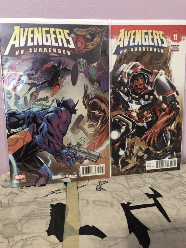 Avengers 8 book lot (2018)