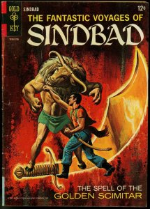 Fantastic Voyages Of Sinbad #2 1967- Gold Key Comics VG