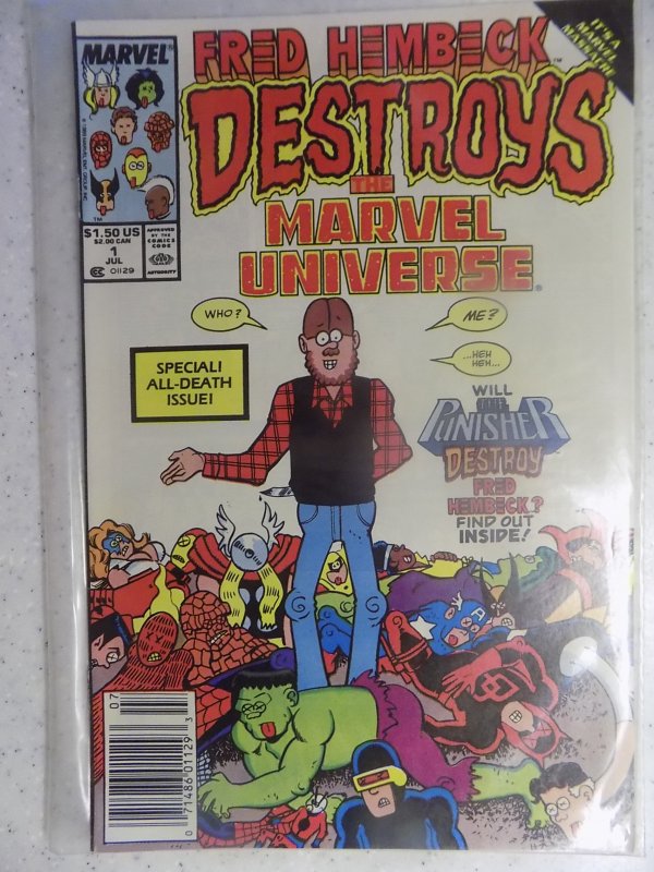 FRED HEMBECK DESTROYS THE MARVEL UNIVERSE # 1