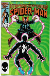 SPECTACULAR SPIDER-MAN#115 VF/NM 1986 MARVEL COMICS