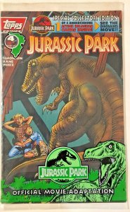Jurassic Park #4D (with card) VF ; Topps | Movie Adaptation