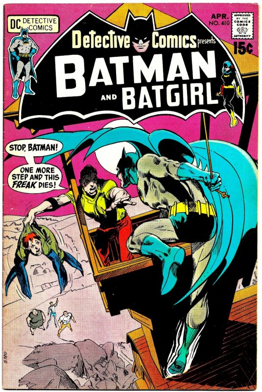 DETECTIVE COMICS #410 (Apr1971) 8.0 VF  Neal Adams! Dick Giordano! Batgirl!