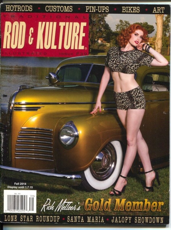 Traditional Rod & Kulture Illustrated #39 Fall 2014-hot rods-pin-up girls-vin...