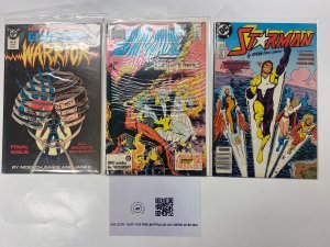 3 DC COMICS Electric Warrior #18 Blue Devil #31 Starman #5 80 KM5