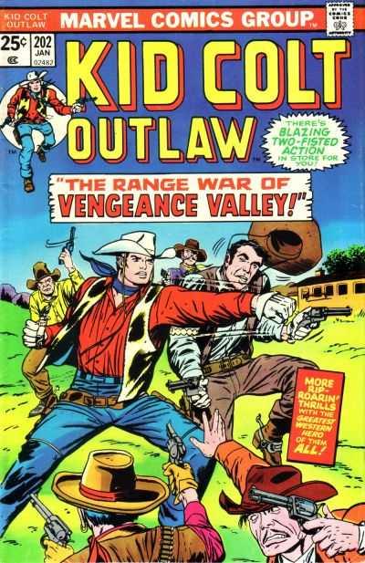 Kid Colt Outlaw #202, VG (Stock photo)