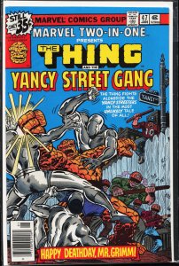 Marvel Two-in-One #47 (1979) Yancy Street Gang