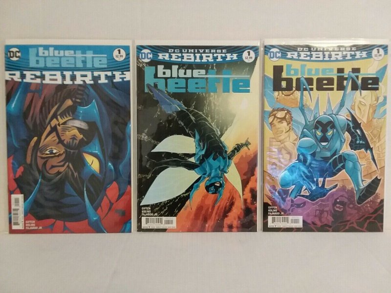 BLUE BEETLE: REBIRTH #1 + VARIANT #1 DC UNIVERSE REBIRTH #1 - FREE SHIPPING 