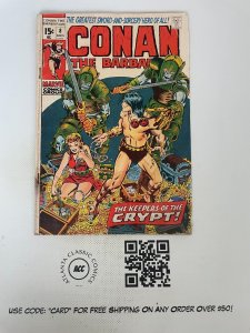 Conan The Barbarian # 8 VG Marvel Comic Book Barry Smith Red Sonja Kull 13 J224