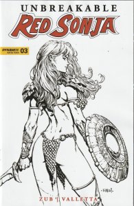 Unbreakable Red Sonja # 3 Cover D NM Dynamite 2023 [H6]