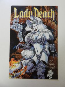 Lady Death: The Odyssey #2 (1996) signatures w/ cert VF- condition