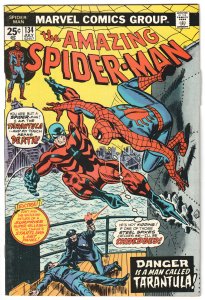 The Amazing Spider-Man #134 (1974) 2nd appearance Punisher on last page!