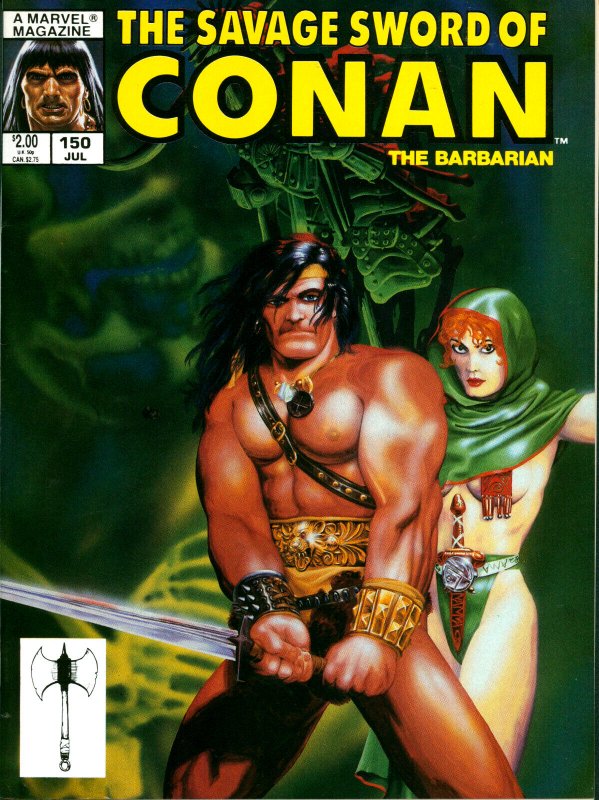 Savage Sword of Conan #150 Marvel Comics 1988 VF