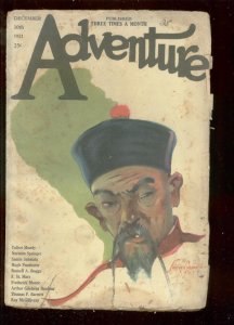 Adventure--December 1921--Pulp Magazine--Ridgway--G