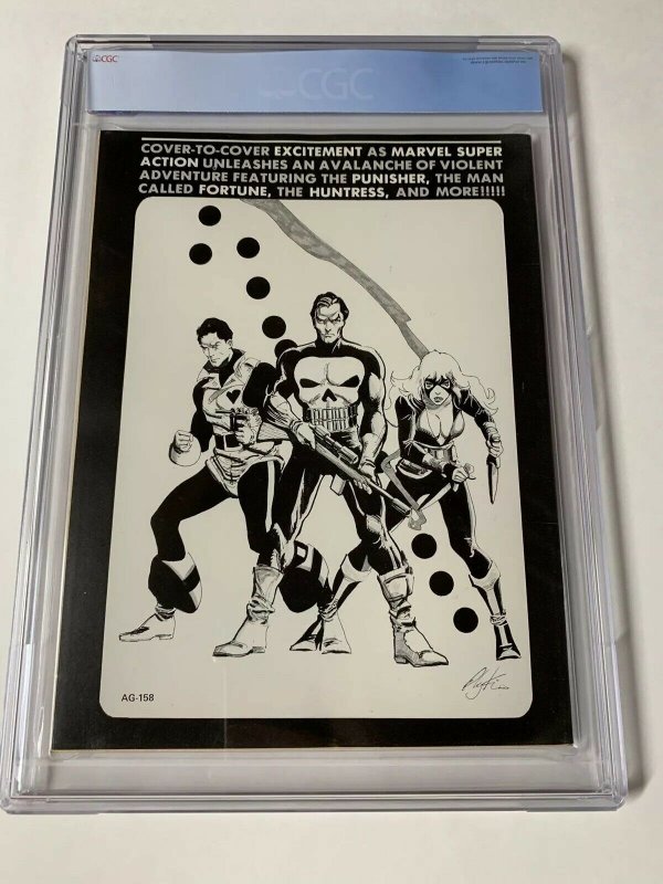 Marvel Super Action 1 Cgc 9.4 Ow/w Pages (copy A) Punisher Story