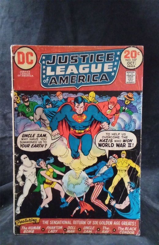 Justice League of America 107 1973 DC Comics Comic Book