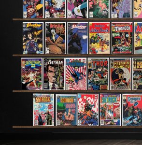 Huge Lot 140+ Comics with Sgt. Rock, Wolverine, Detective Comics & More!