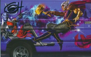 THE WAR OF THE REALMS SIGNED BY GREG HORN MARVEL COMICS 2019 EB201