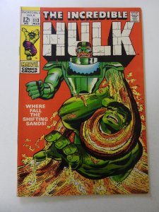 The Incredible Hulk #113 (1969) VF condition