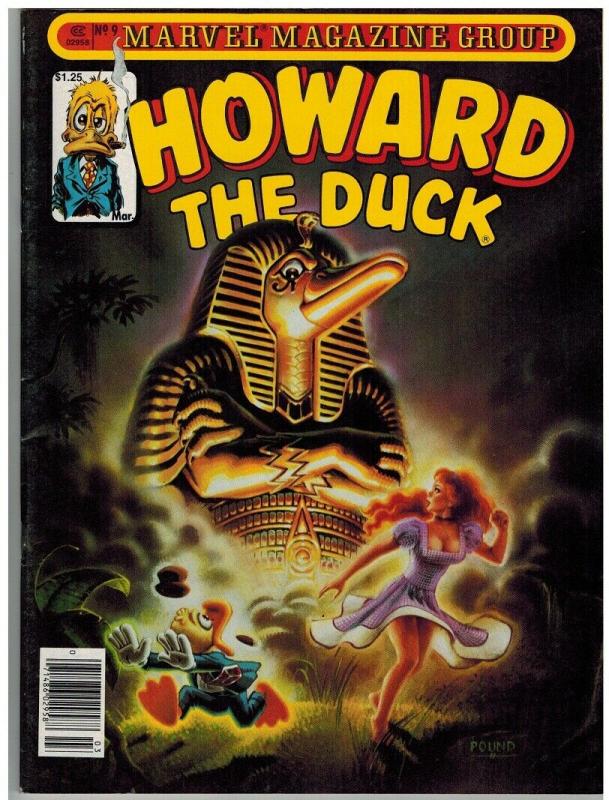 HOWARD THE DUCK (1979-1981 MARVEL MAG) 9 FN March 1981