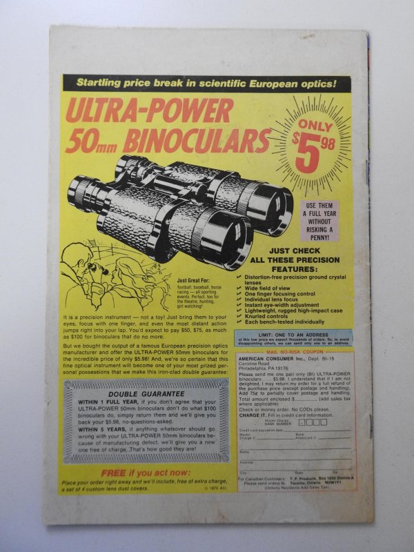 Warlock #9 (1975) VG- Condition Moisture stain