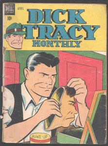 Dick Tracy #16 1949- Dell-Dick Tracy with mask on cove-Chester Gould art-FN