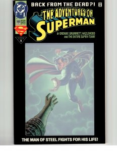 Adventures of Superman #500 Collector's Edition Cover (1993) Superman [Key Is...