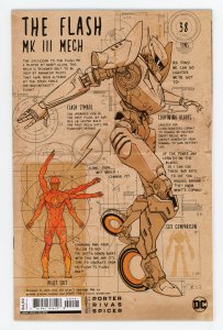 DC: Mech #4 Flash Batman Dan Mora Design Variant NM