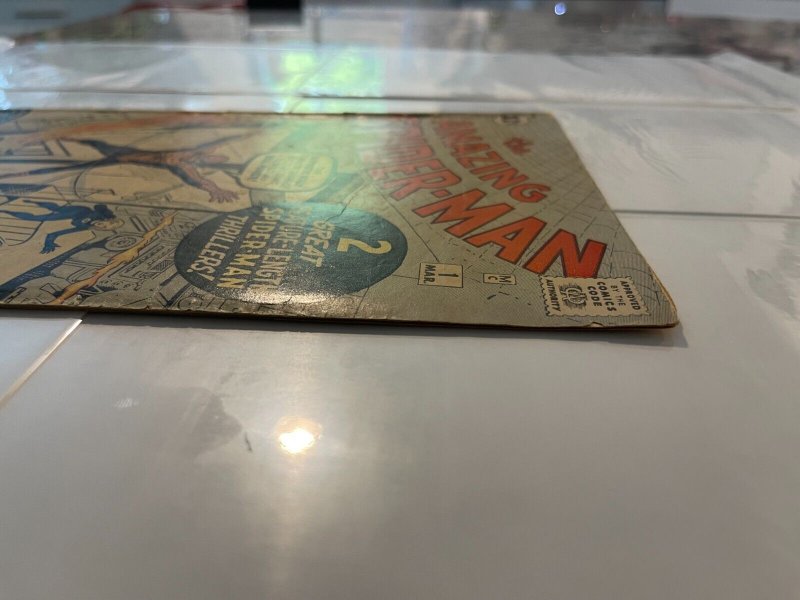 Amazing Spider-Man # 1 VG- 1963 Marvel Comic Book Original NO Restoration LD2