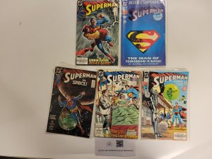 5 Superman DC Comic Books #28 36 38 46 78 57 TJ18