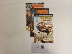 3 Strikeback Malibu Bravura Comic Books #1 2 3 15 TJ11