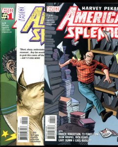 AMERICAN SPLENDOR #1 2 3 4 , NM, Harvey Pekar, 2008, more Vertigo in store, 1-4