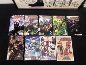 AVENGERS 9PC LOT (VF OB) 2016 MILES!! 2016